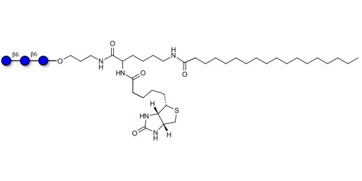 Gentiotriose DP3  linked to biotin and fluorescein