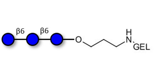 Gentiotriose DP3  grafted on gel for affinity chromatography