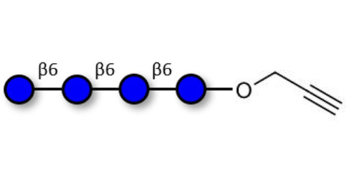 Gentiotetraose DP4 with terminal alkyne