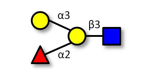 Blood group B antigen tetraose type 1 (>80% NMR) - Blood Group B tetrasaccharide type I ; GLY038-1-90%