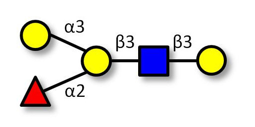 Blood group B antigen pentaose type 1 (>80% NMR) - Blood Group B pentasaccharide type I ; GLY039-1-90%