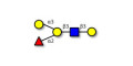 Blood group B antigen pentaose type 1 (>80% NMR) - Blood Group B pentasaccharide type I ; GLY039-1-90%