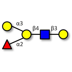 Blood group B antigen pentaose type 2 (>80% NMR)
