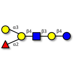 Blood group B antigen hexaose type 2 (>80% NMR)
