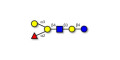 Blood group B antigen hexaose type 2 (>80% NMR) - Blood group B hexasaccharide type II ; GLY040-2-90%